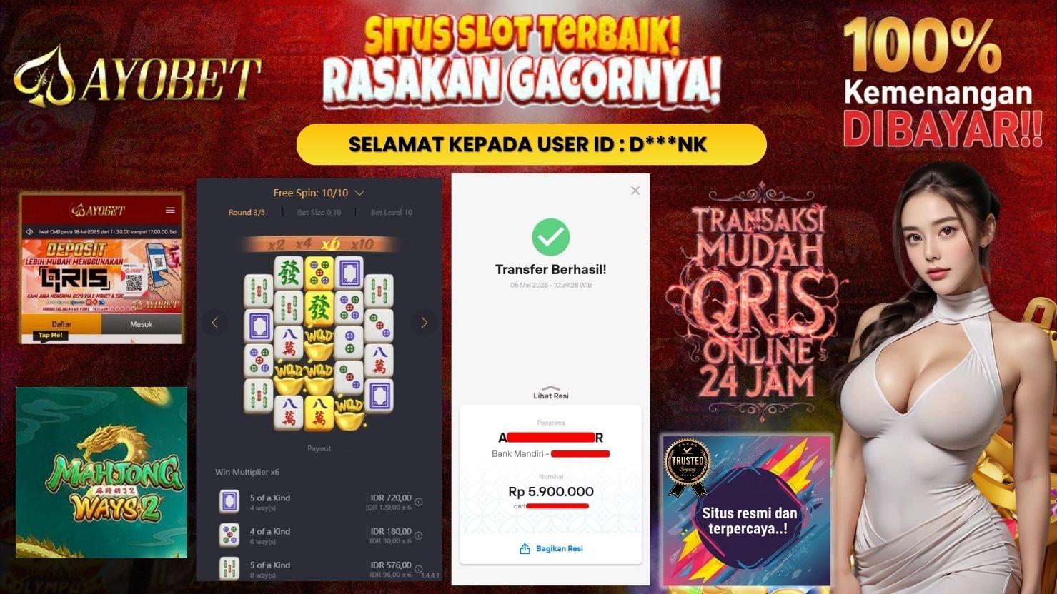 AYOBET JACKPOT SLOT MAHJONG WAYS 2